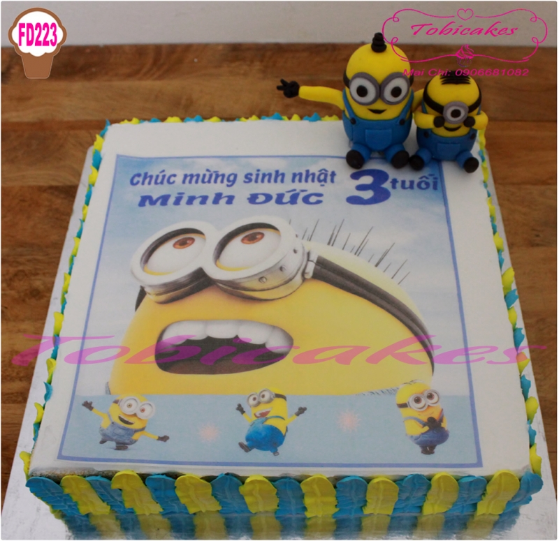 [FD223] BÁNH SINH NHẬT IN ẢNH VÀ TẠO HÌNH MINION