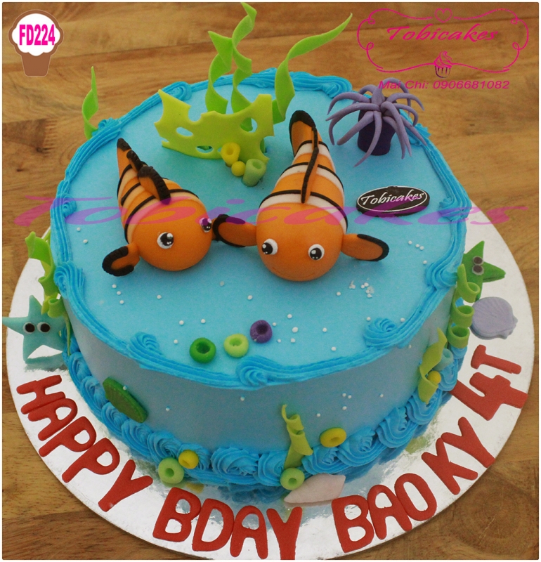 [FD224] BÁNH SINH NHẬT TẠO HÌNH NHÂN VẬT NEMO