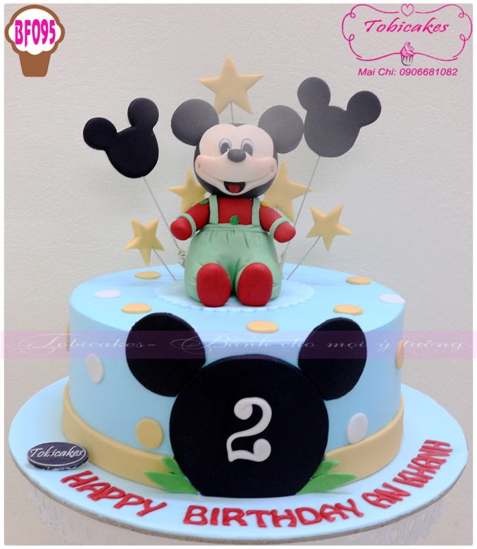 [BF095] BÁNH SINH NHẬT TRANG TRÍ HÌNH CHUỘT MICKEY