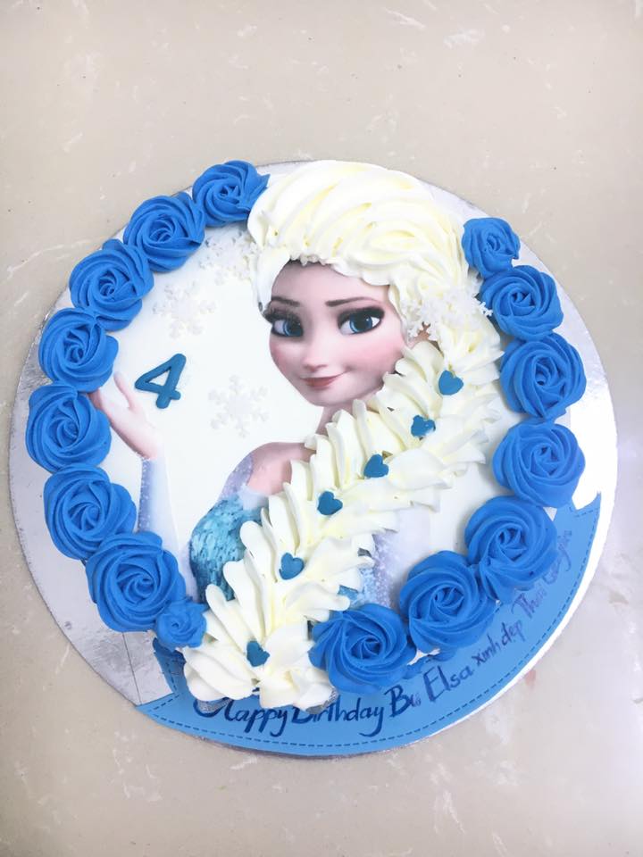 BÁNH SINH NHẬT IN ẢNH HÌNH ELSA