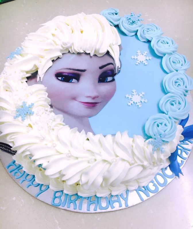 BÁNH SINH NHẬT IN ẢNH ELSA