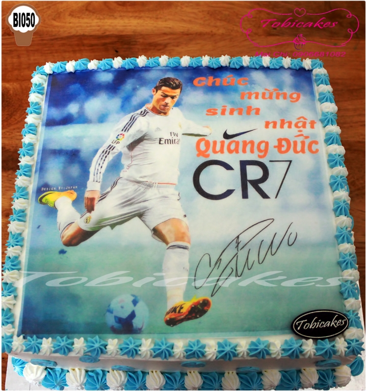 [BI050] BÁNH SINH NHẬT IN ẢNH HÌNH CR7