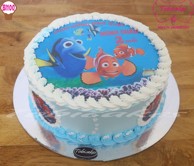 [BI100] BÁNH SINH NHẬT IN ẢNH HÌNH NEMO