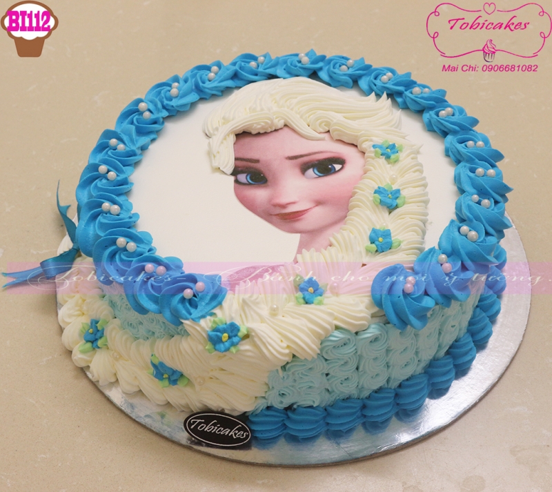 [BI112] BÁNH SINH NHẬT IN ẢNH ELSA