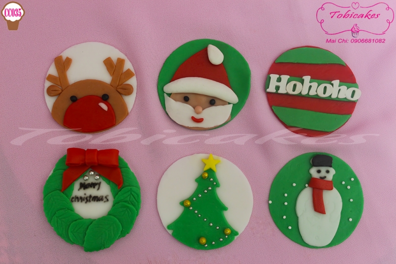 [CC035] CUPCAKES CHỦ ĐỀ NOEL