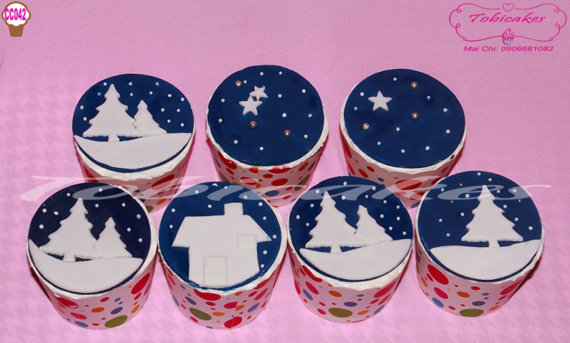 [CC042] CUPCAKES ĐÊM GIÁNG SINH