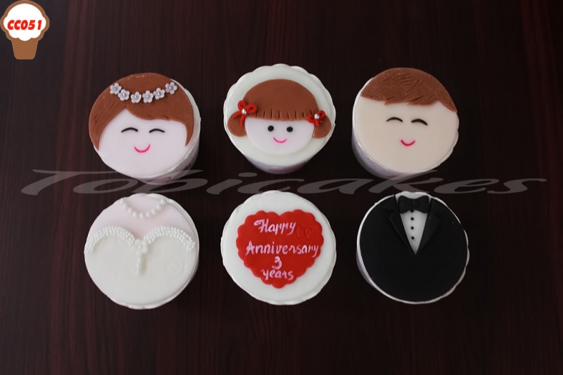[CC51] CUPCAKES KỈ NIỆM NGÀY CƯỚI