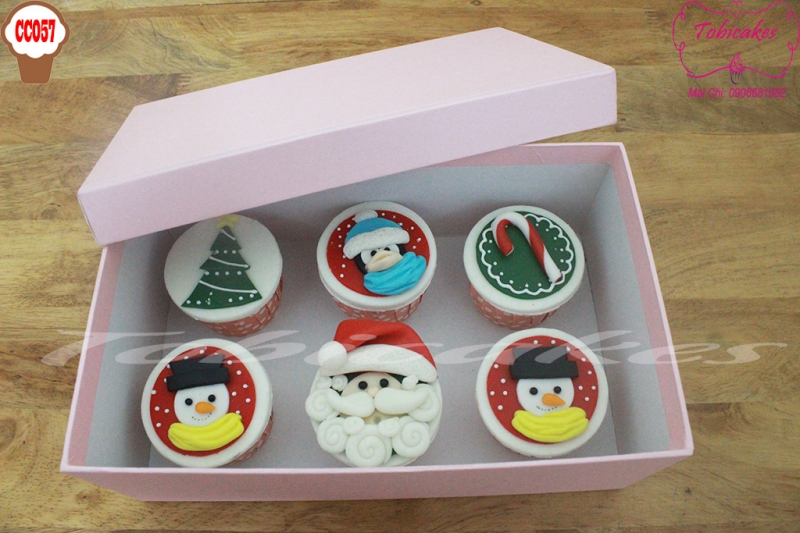 [CC057] CUPCAKES QUÀ TẶNG GIÁNG SINH