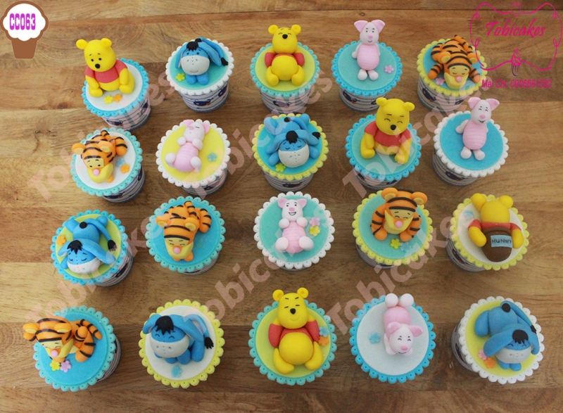 [CC67] CUPCAKES NHÂN VẬT HOẠT HÌNH GẤU POOH