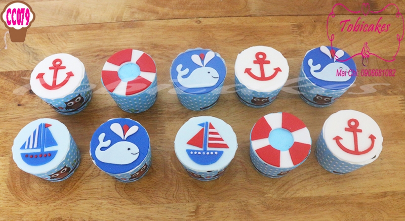 [CC79] CUPCAKES CHỦ ĐỀ BIỂN