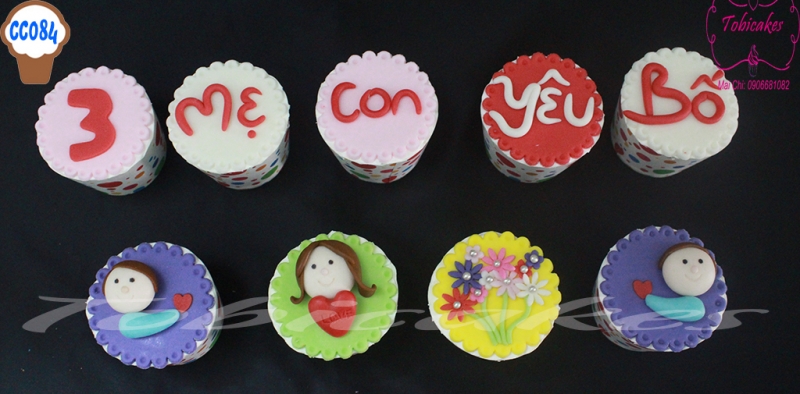 [CC84] CUPCAKES MỪNG SINH NHẬT BỐ