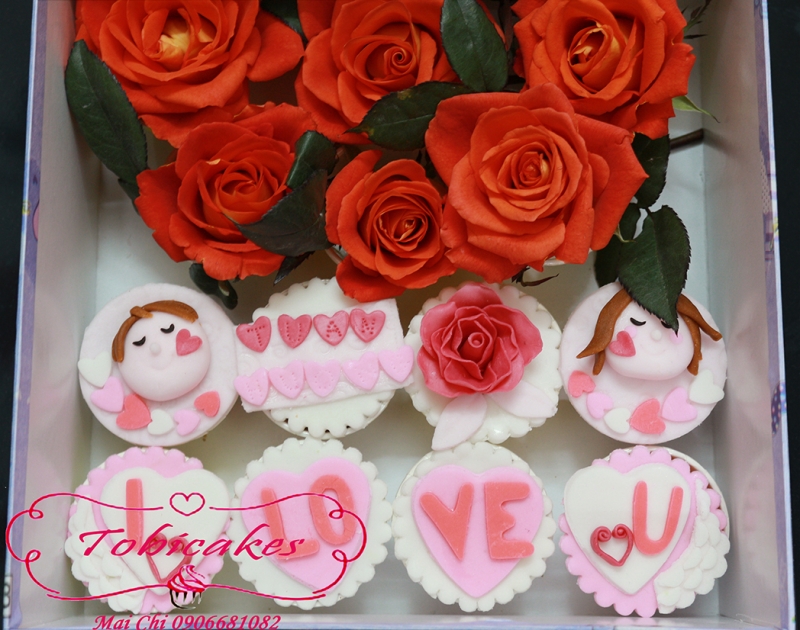 BỘ CUPCAKES DÀNH CHO VALENTINE