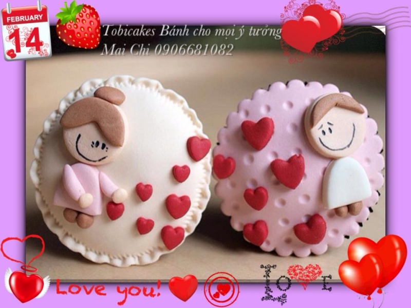 CUPCAKES DÀNH CHO VALENTINE