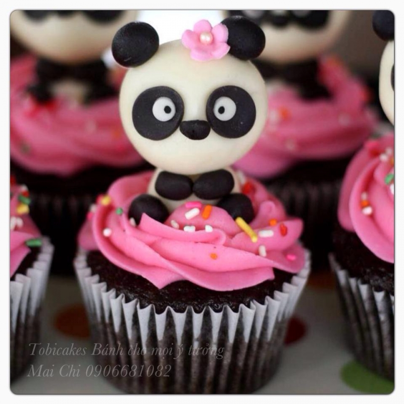 CUPCAKES TẠO HÌNH CHÚ GẤU TRÚC