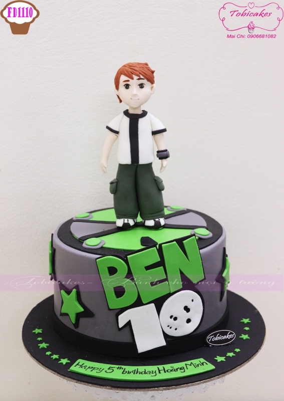 [FD1110] BÁNH SINH NHẬT TẠO HÌNH BEN10