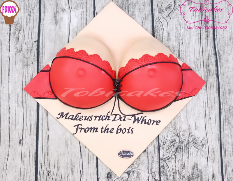 [FD1024] BÁNH SINH NHẬT TẠO HÌNH BỘ NGỰC SEXY