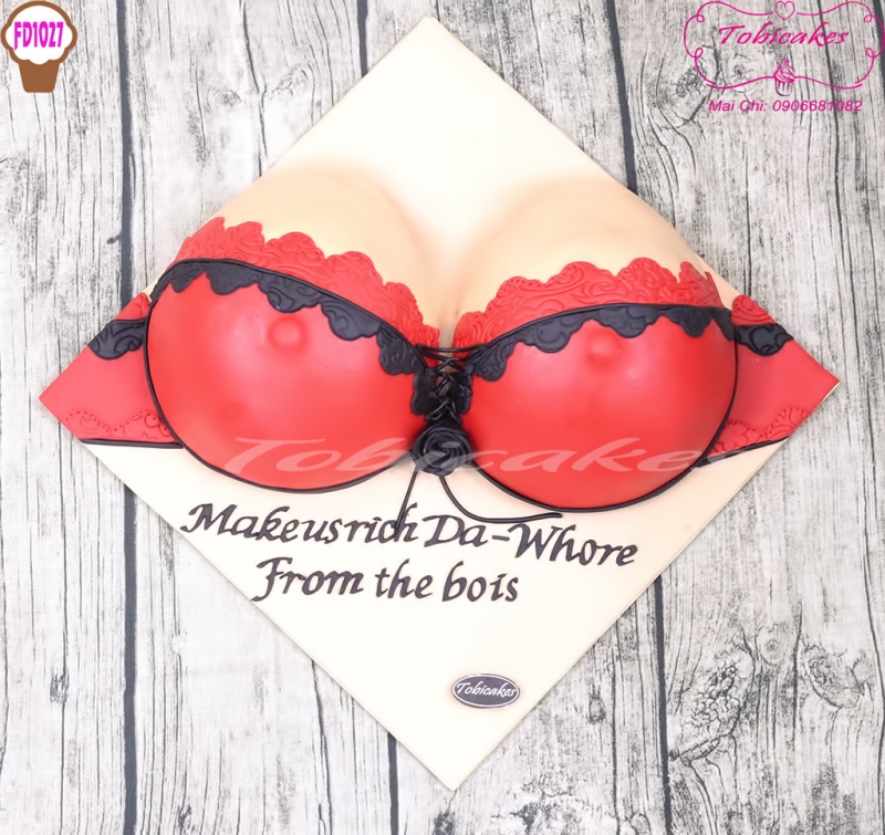 [FD1027] BÁNH SINH NHẬT TẠO HÌNH BỘ NGỰC SEXY