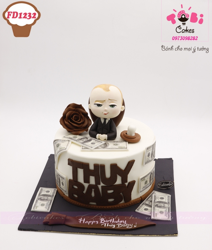 [FD1332] BÁNH SINH NHẬT TẠO HÌNH EM BÉ BABYBOSS