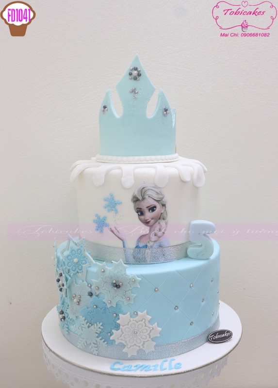 BÁNH SINH NHẬT TẠO HÌNH VƯƠNG MIỆN ELSA