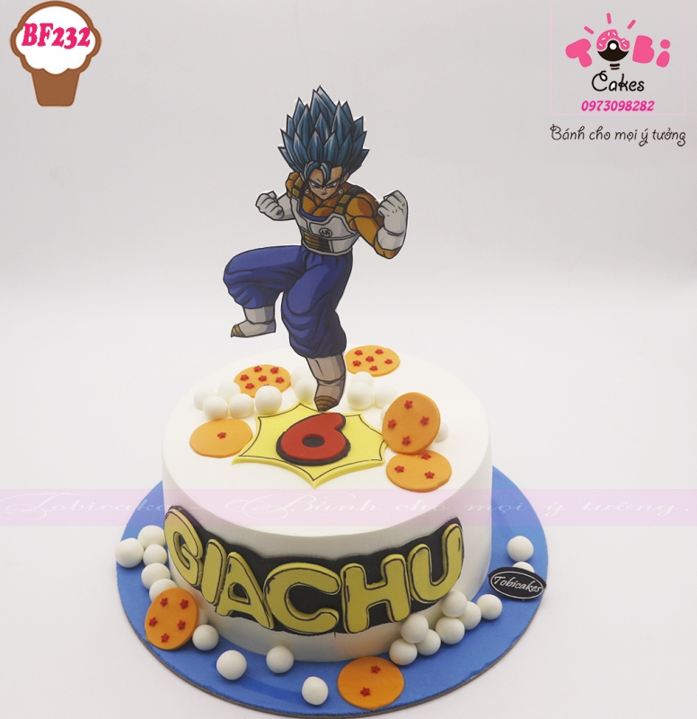 [BF232] BÁNH SINH NHẬT TRANG TRÍ HÌNH SONGOKU DÀNH CHO BÉ TRAI