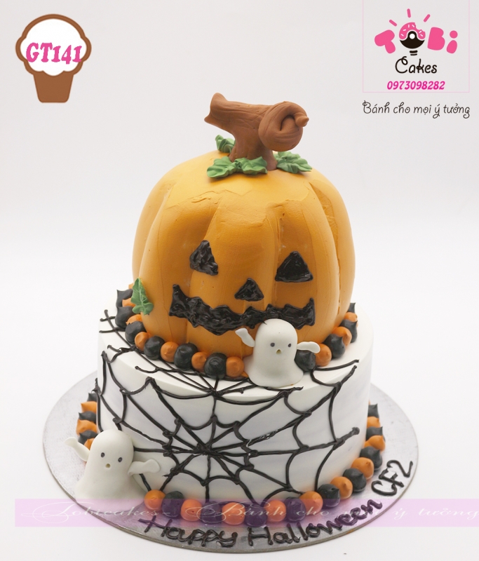 [GT141] BÁNH TẠO HÌNH QUẢ BÍ NGÔ DÀNH CHO LỄ HALLOWEN