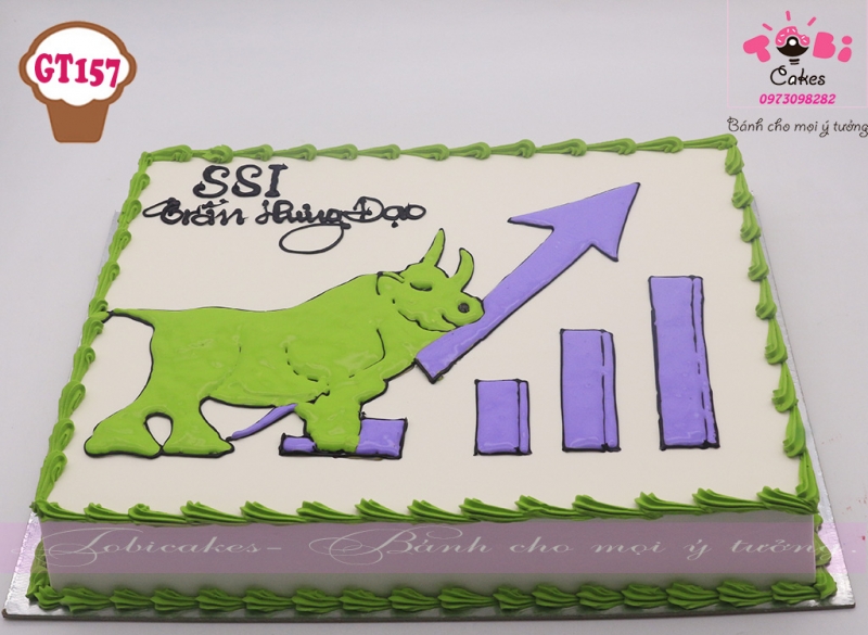 [GT157] BÁNH SINH NHẬT VẼ HÌNH DÀNH CHO CÔNG TY