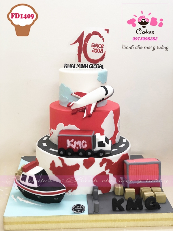 [FD1409] BÁNH SINH NHẬT DÀNH TẶNG CHO CÔNG TY VẬN TẢI