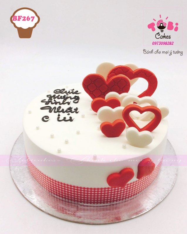 [BF267] BÁNH GATO CHỦ ĐỀ VALENTINE