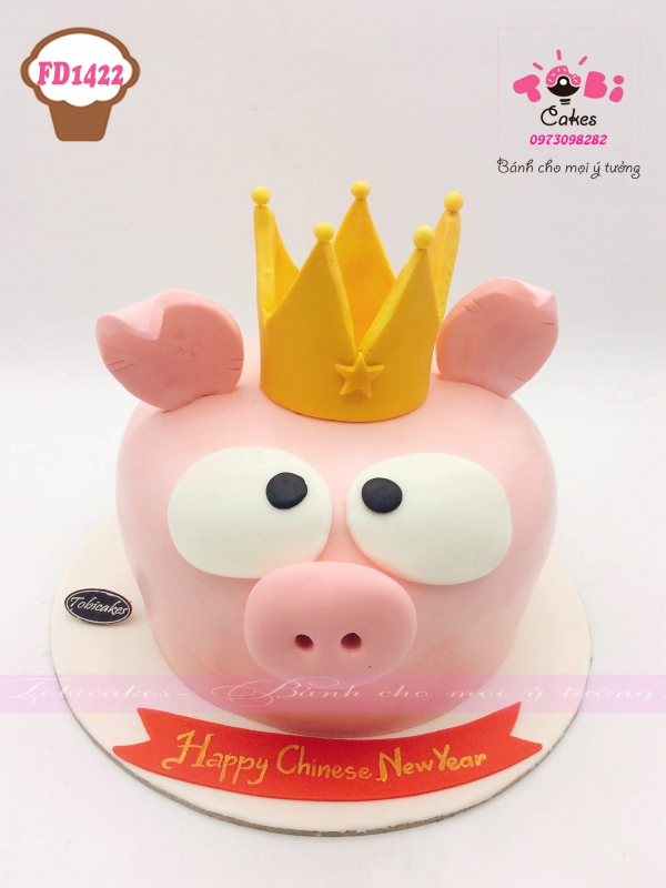 [FD1422] BÁNH SINH NHẬT HÌNH HEO CUTE