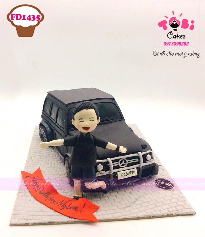 [FD1435] BÁNH SINH NHẬT TẠO HÌNH XE XE SIÊU XE ĐỘC ĐÁO