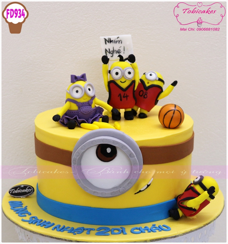 BÁNH SINH NHẬT TẠO HÌNH MINION KHỔNG LỒ
