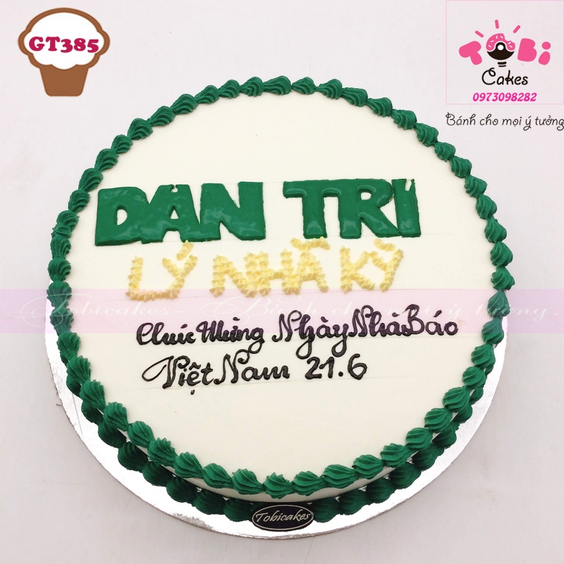 [GT385]BÁNH SINH NHẬT DÀNH TẶNG NGÀY NHÀ BÁO
