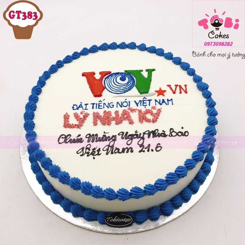 [GT383]BÁNH SINH NHẬT DÀNH TẶNG NGÀY NHÀ BÁO
