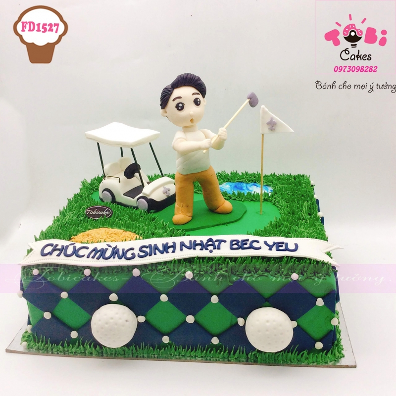 [FD1527] BÁNH SINH NHẬT TẠO HÌNH NGƯỜI CHƠI GILF MỪNG SINH NHẬT SẾP