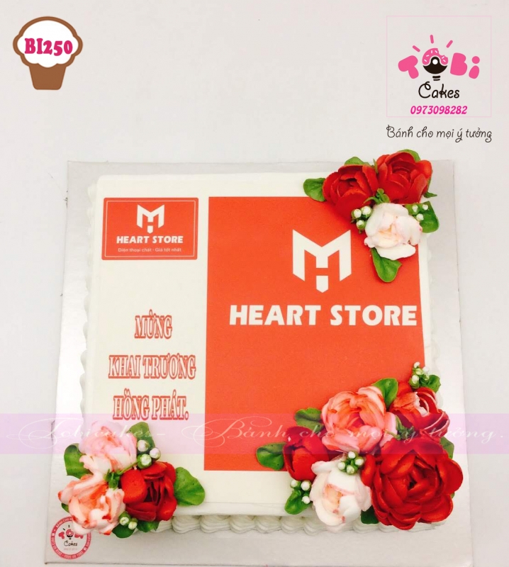 [BI250] BÁNH SINH NHẬT IN ẢNH THEO YÊU CẦU DÀNH CHO CÔNG TY CỬA HÀNG