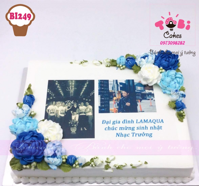 [BI249] BÁNH SINH NHẬT IN ẢNH THEO YÊU CẦU DÀNH TẶNG SẾP