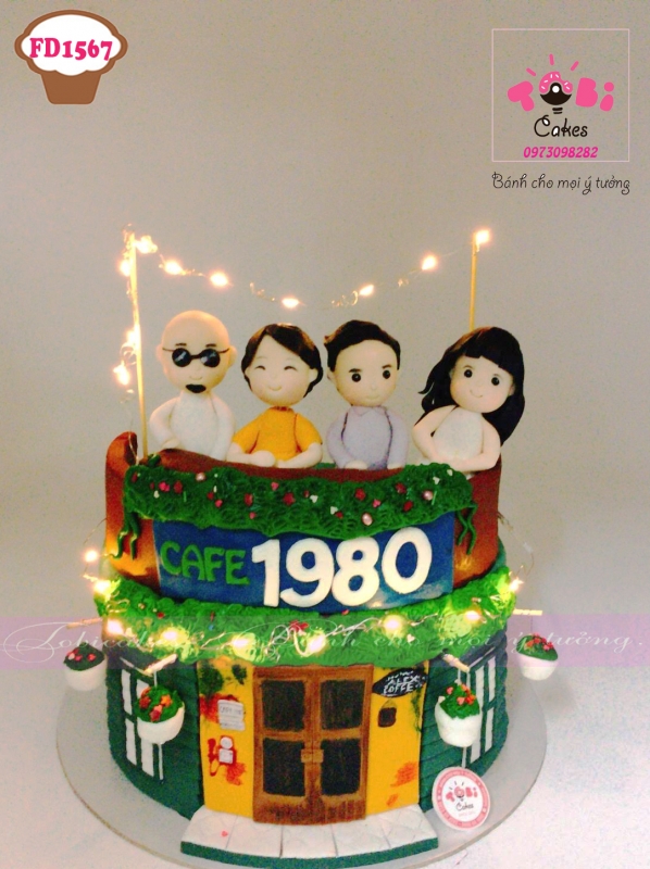 [FD1567] BÁNH MỪNG KHAI TRƯƠNG QUÁN CAFE