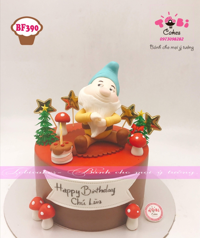 [BF390] BÁNH SINH NHẬT TẠO HÌNH CHÚ LÙN CUTE