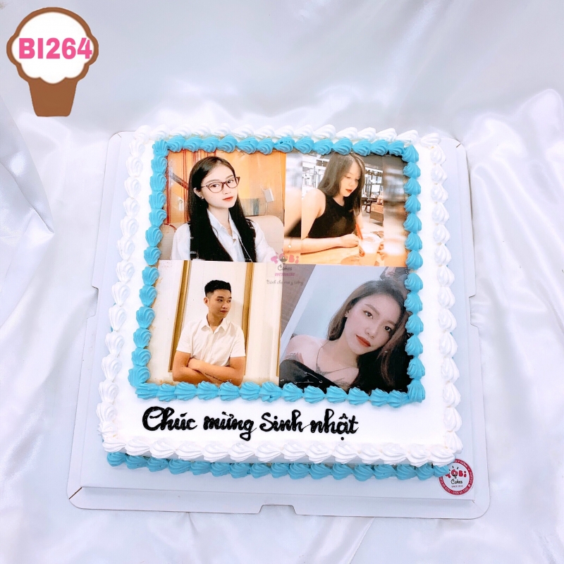 BI264 - BÁNH GATO IN ẢNH CHÚC MỪNG SINH NHẬT NHÂN VIÊN THÁNG