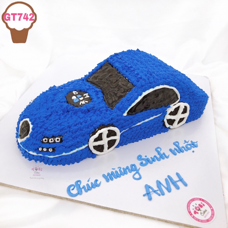 GT742 - BÁNH SINH NHẬT CHỦ ĐỀ Ô TÔ BMW I8 DÀNH CHO CÁC CHÀNG TRAI, CÔ GÁI SIÊU XE