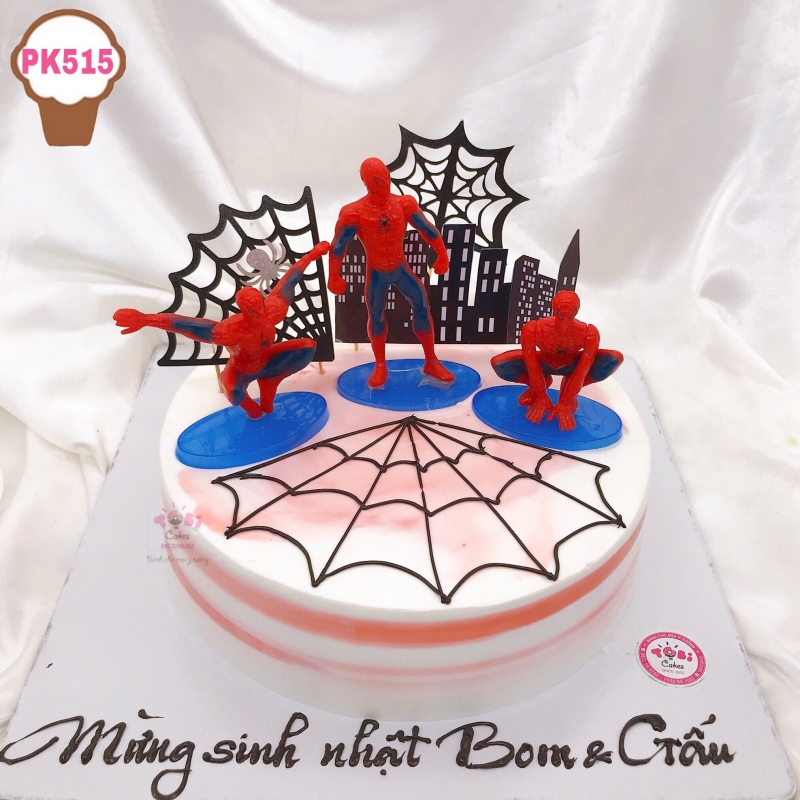 PK515 - BÁNH SINH NHẬT CHỦ ĐỀ SPIDERMAN DÀNH CHO CÁC BÉ TRAI ĐƯỢC YÊU THÍCH NHẤT