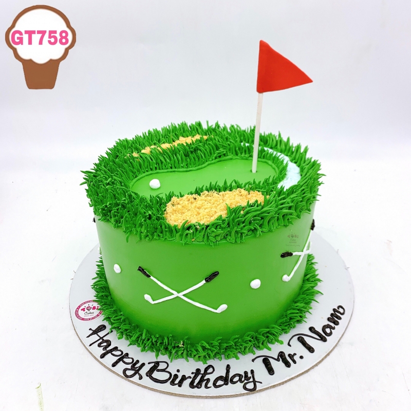 GT758 - BÁNH GATO SÂN GOLF DÀNH TẶNG NGƯỜI YÊU THỂ THAO