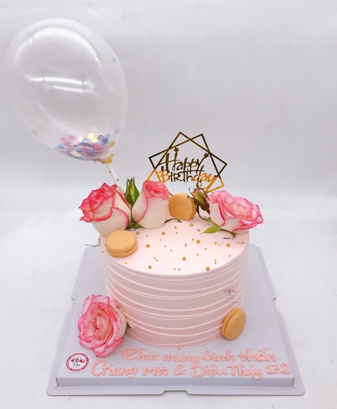 PK519 - BÁNH GATO HOA HỒNG DÀNH TẶNG NGƯỜI YÊU, TẶNG VỢ
