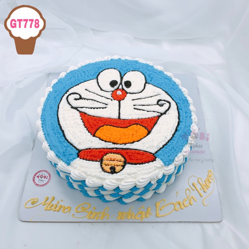 GT778 - BÁNH SINH NHẬT DOREMON NGỘ NGHĨNH ĐÁNG YÊU DÀNH CHO CÁC BÉ