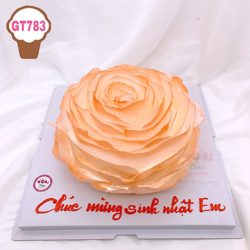 GT783 - BÁNH GATO HOA HỒNG RỰC RỠ