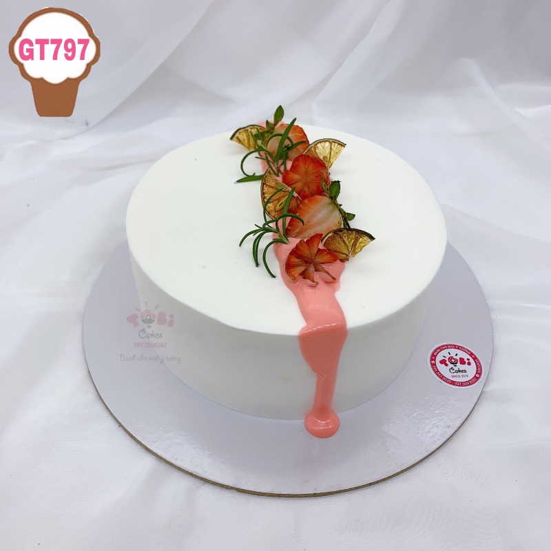 GT797 - BÁNH GATO ÂU TRANG TRÍ ĐƠN GIẢN LẠ MẮT