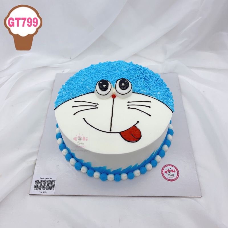 GT799 - BÁNH SINH NHẬT 3D DÀNH CHO CÁC BÉ HÌNH CHÚ MÈO MÁY DOREMON