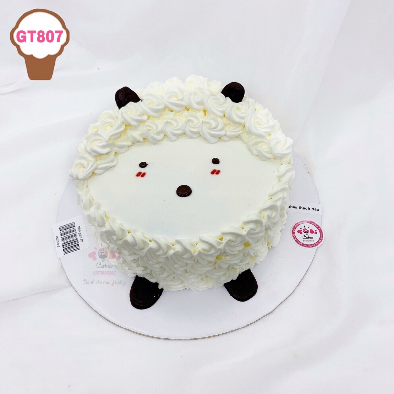 GT807 - BÁNH GATO 3D HÌNH CON CỪU ĐÁNG YÊU DÀNH CHO CÁC BÉ
