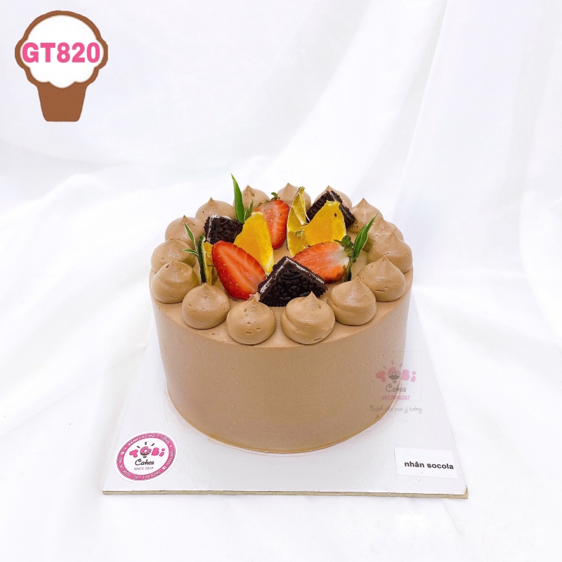 GT820 - BÁNH GATO ÂU MINI SOCOLA SIZE 12CM