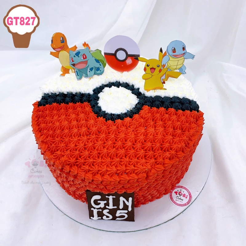 GT827 - BÁNH GATO POKEMON, PIKACHU ĐỘC ĐÁO DÀNH CHO CÁC BÉ TRAI